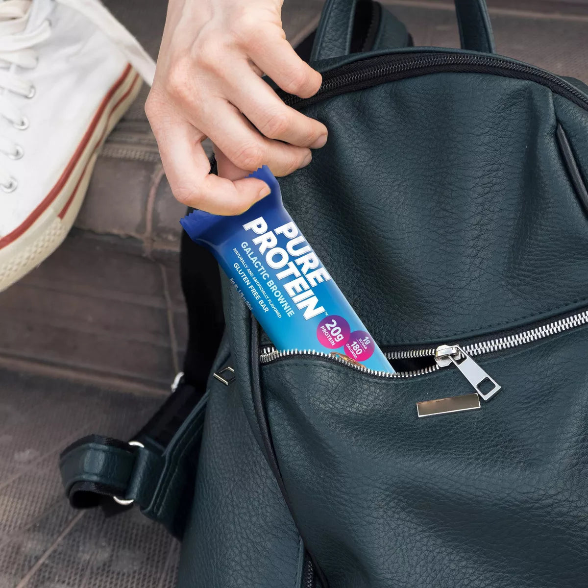 Pure Protein Galactic Brownie High Protein Snack Protein Bar - 20G Protein - 12Ct: Gluten-Free, Chewy
