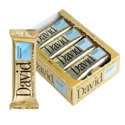 Cinnamon Roll Flavored Protein Bars | 28G Protein | 12 Pack