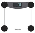 Smart Digital Body Weight Bathroom Scale with Step-On Technology, LCD Backlit Display, 400 Lbs Capacity and Accurate Weight Measurements, Silver