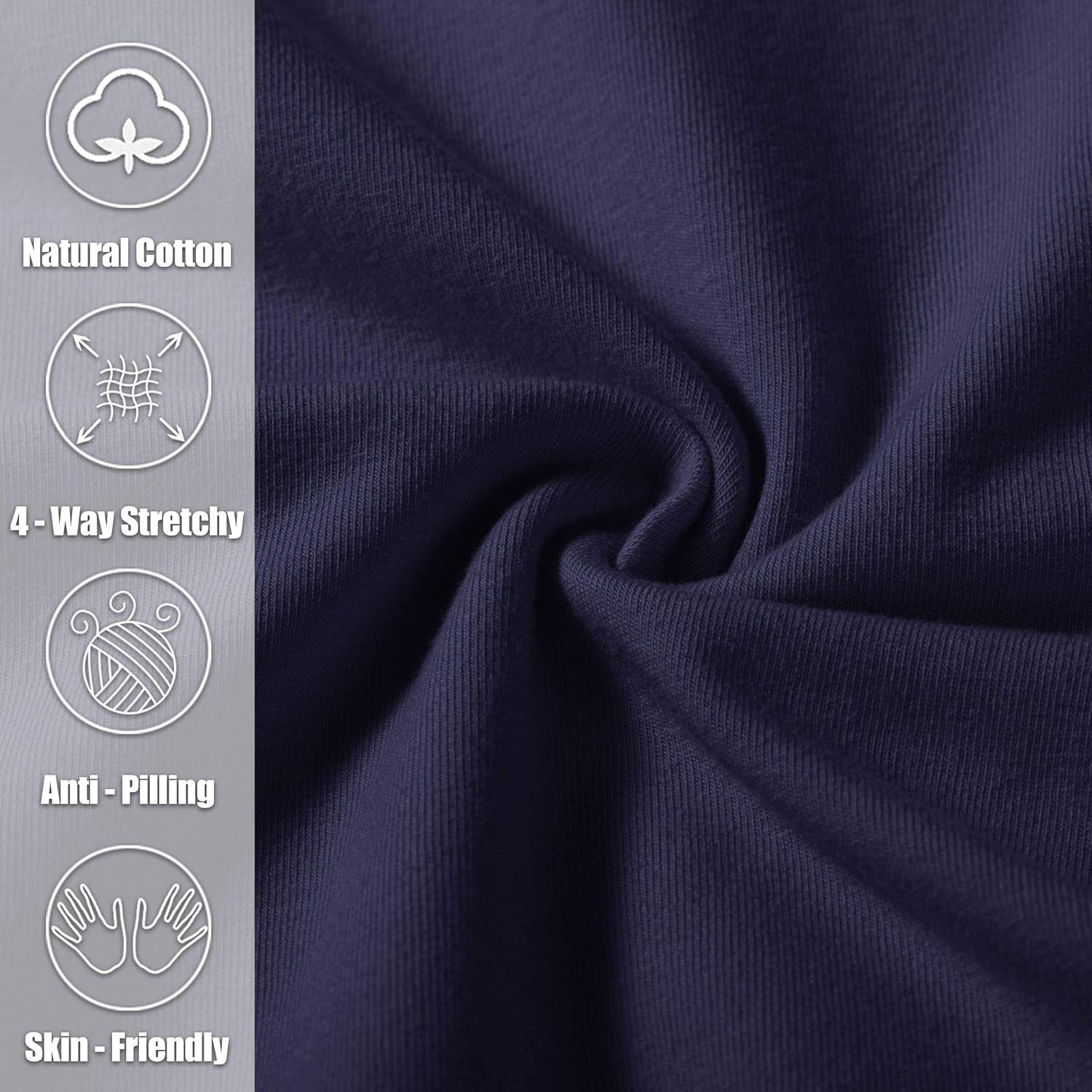 Men'S Cotton Yoga Sweatpants Athletic Casual Pants with Pockets | Lounge Pants Open Bottom Jersey Pants 4 Way Stretch Soft Elastic Waist with Drawstring
