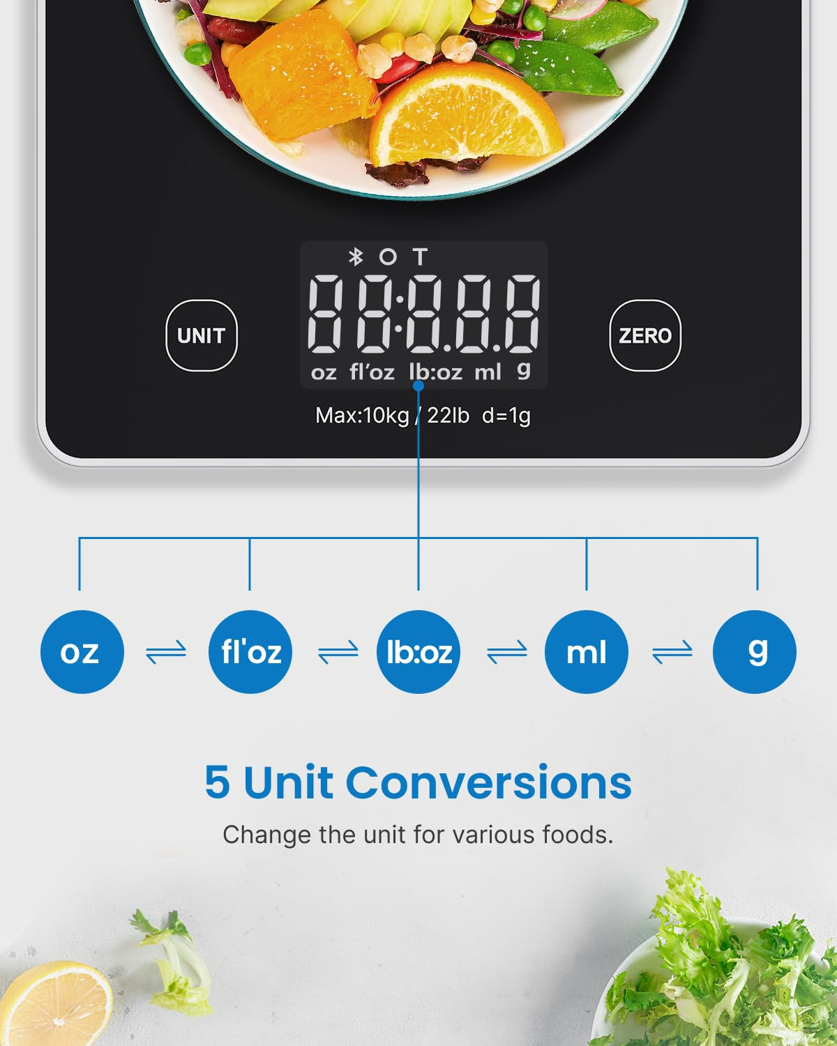RENPHO Smart Food Weight Scale and RENPHO Smart Scale for Body Weight