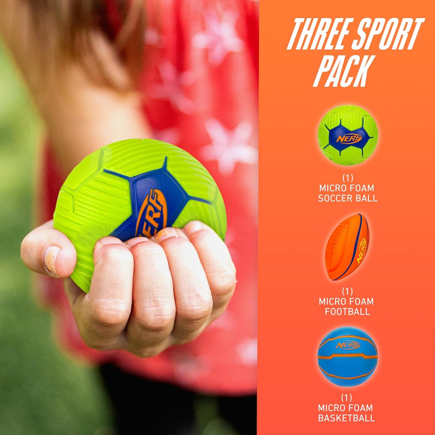 Nerf Franklin Sports Micro Foam Sports Ball Set